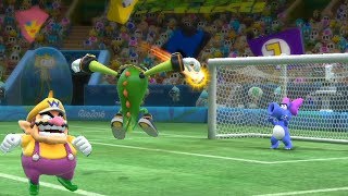 Football Extra Hard Team Wario Vs Team Vectorcpu- Mario And Sonic At The Rio 2016 Olympic Games