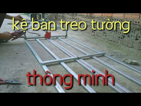 Smart wall shelf( Kệ bàn treo tường thông minh)
