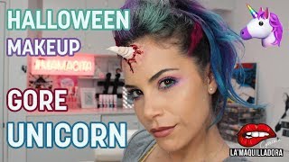 Gore Unicorn - Look para Halloween - Cynthia La'Maquilladora ♥
