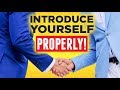 How To Introduce Yourself PROPERLY (3 Tips To GREAT First Impressions!) RMRS Etiquette & Manners