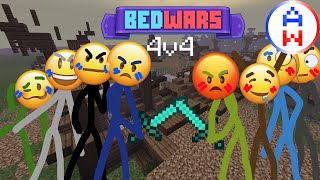 ((Minecraft)) - The Minecraft Bedwars 4V4