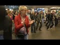 flashmob lindyhop Amsterdam Shim Sham central station
