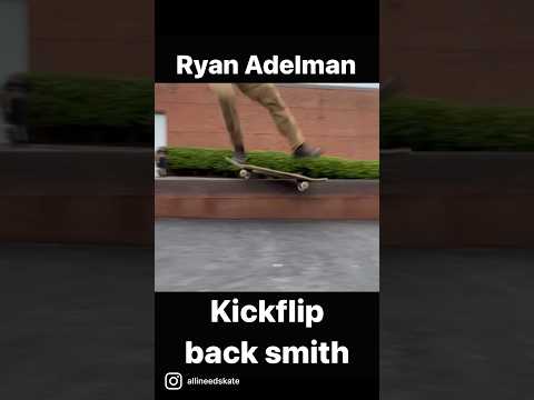 Ryan with the crisp kickflip back smith grind 🔥 #skateboarding #skateboard #allineedskate