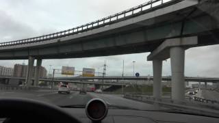 Видео Въезд в Москву по Ярославскому шоссе (4k) от Александр Чухарев, Ярославское шоссе, Москва, Россия