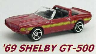 1969 Shelby Gt-500 Vs Retro-Active Vs Arachnorod Hot Wheels.wmv