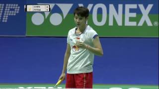 Yonex Swiss Open 2017 Badminton Sf M3-Ws Chen Xiaoxin Vs Fitriani Fitriani