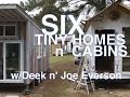 6 Tiny Houses/Cabins in one tour.... Tennessee Tiny Homes