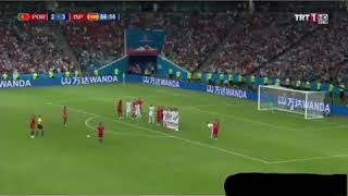 Portekiz Ispanya Ronaldo Müthis Hatrick
