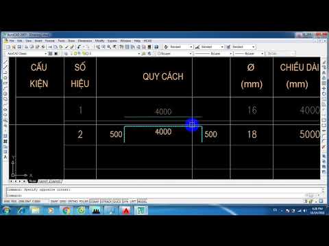 HƯỚNG DẪN THỐNG KÊ CỐT THÉP NHANH - BẰNG PHẦN MỀM HCAD - NamBG