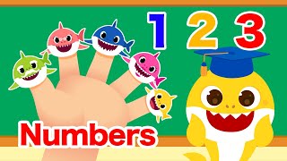 Finger Family And Learn Numbers For Kids | 15-Minute Learning With Baby Shark