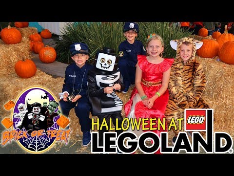 Trick-or-Treating at Legoland! Brick-or-Treat