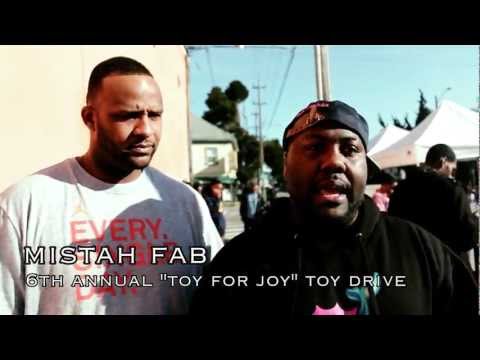 Mistah Fab Christmas "Toys For Joy" Toy Drive In North Oakland
