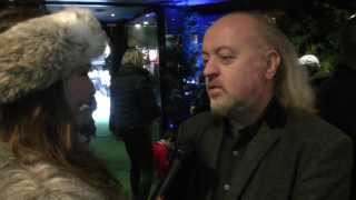 Bill Bailey on the red carpet of Walking With Dinosaurs 3D premiere