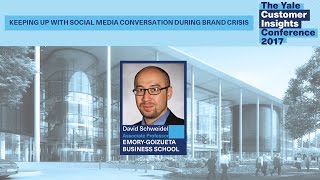 David Schweidel, Emory University: Keeping Up with Social Media Conversation During Brand Crisis