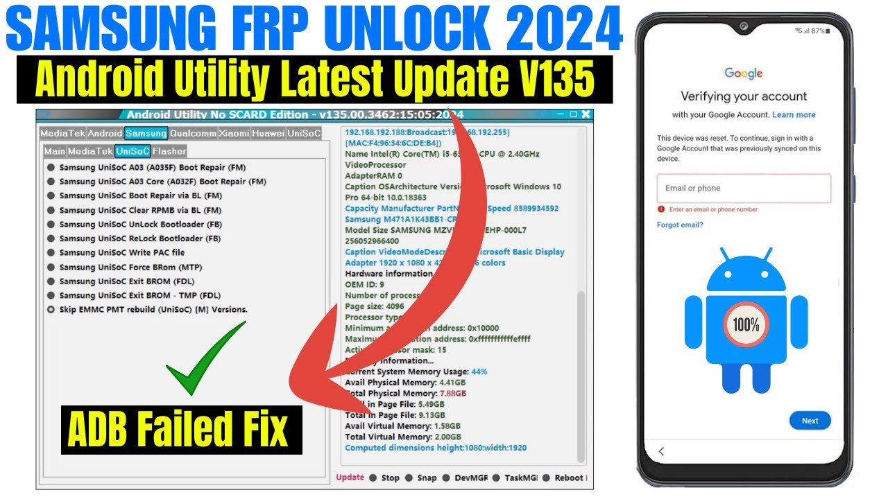 ONE CLICK SAMSUNG FRP BYPASS 2024 | SAMSUNG FRP UNLOCK ONE CLICK SAMSUNG FRP BYPASS 2024 | SAMSUNG FRP UNLOCK