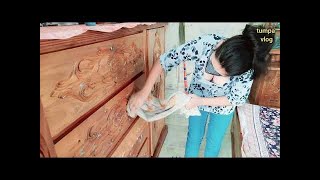 Housewife Very busy ।। Home & Bed Cleaning  ।। Tumpa Bowdi Vlog ||
