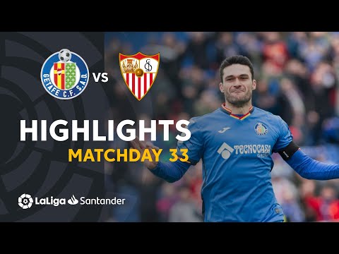 Highlights Getafe CF vs Sevilla FC (3-0)