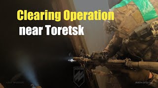 Russians In That House. Azov Recon Unit In Fierce Combat On Toretsk Front Pov Battle Footage