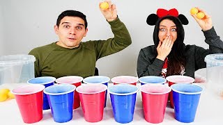 SLIME NON SCEGLIERE IL BICCHIERE SBAGLIATO CHALLENGE!!! SLIME PONG !!!