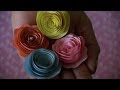 Como hacer Rosas de papel muy facil de hacer