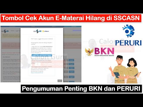 Missing E-Stamp Account Check Button in SSCASN ~ Announcement Missing E-Stamp Account Check Button in SSCASN ~ Announcement