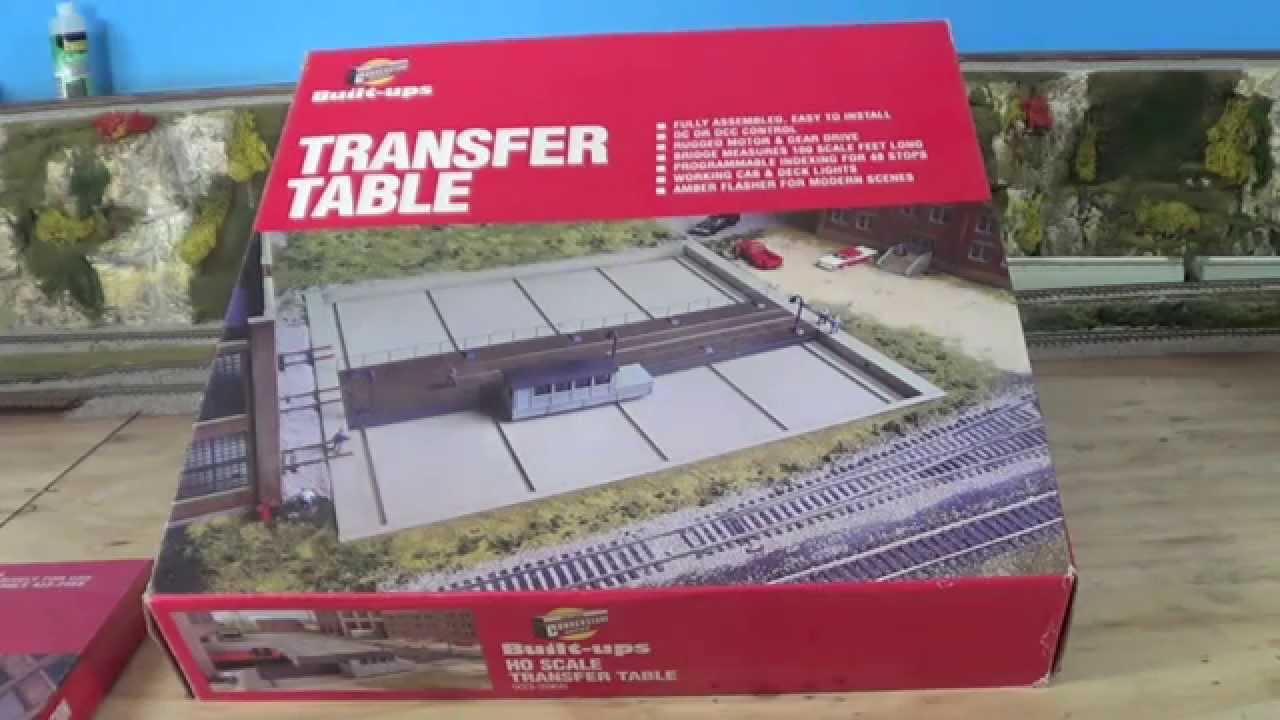 Walthers Transfer Table" Model Trains Part 42 "A" - YouTube