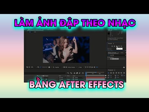 ✎NTH | Hướng Dẫn làm Ảnh Đập Theo Nhạc Và Hiệu Ứng Tuyết Rơi Bằng After Effects