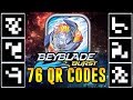 76 CÓDIGOS BEYBLADE BURST APP - COLEÇÃO SUPREMA DE QR CODES