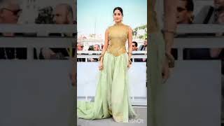Jahnavi Kapoor Green Maxi Design