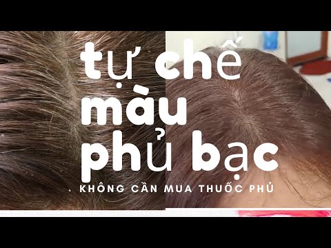 MÀU NÂU SÁNG + PHỦ BẠC + HƯƠNG DẪN + PHA THUỐC PHỦ BẠC ,hoccattoconline