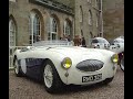Austin Healey 100S on-board at the Cholmondeley Pageant of Power track