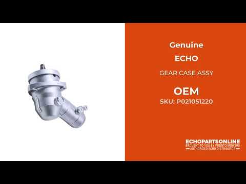 P021051220 - GEAR CASE ASSY SRM-2620T - ECHO Genuine OEM Part P021051220 - GEAR CASE ASSY SRM-2620T - ECHO Genuine OEM Part