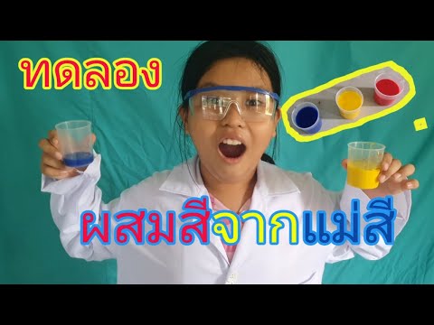 การผสมสีจากแม่สี l ไอเดียไอดู