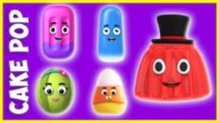 Jellyjello Finger Family Nursery Rhymes For Kids Cake Pop Finger Family Songs Rc