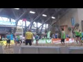 KZ Hiltex in actie tijdens NK beach korfbal. 2014