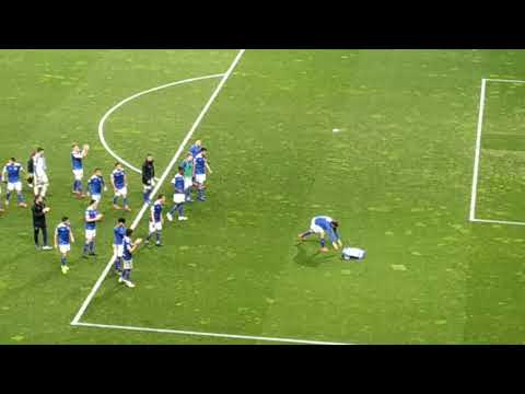 Real Oviedo 1 - Alcorcón 0; despedida al equipo