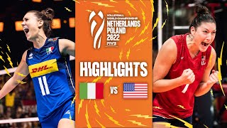 ITA vs. USA - Highlights  Final 3-4| Women's World Championship 2022