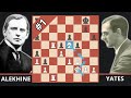 Alekhine Explains His Greatest Positional Masterpiece - Best Of The 20s - Alekhine vs. Yates, 1922