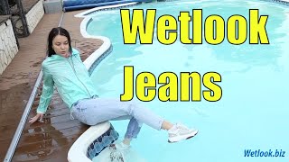 Wetlook Girl Jeans | Wetlook Blue Jeans | Wetlook Clothes