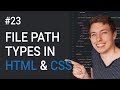 23: File Paths In HTML and CSS | Learn HTML and CSS | Full Course For Beginners