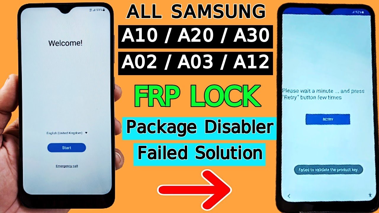 Samsung Android 11 FRP Bypass | Package Disabler Failed Samsung Android 11 FRP Bypass | Package Disabler Failed