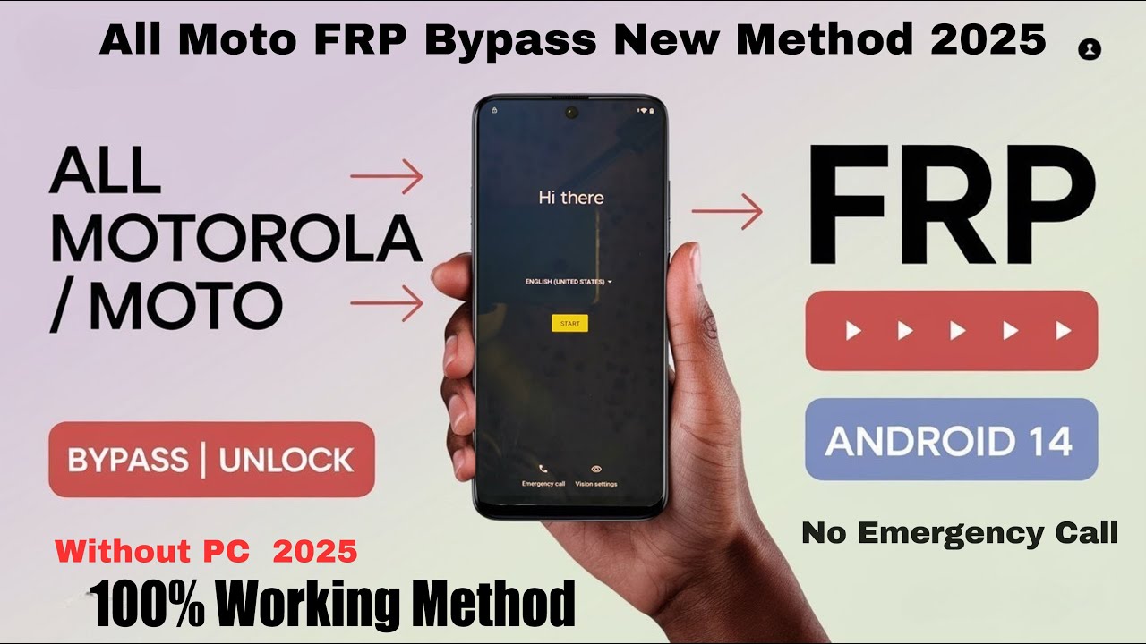 Motorola FRP Bypass Android 13/14 | Moto FRP Unlock | Motorola FRP Bypass Android 13/14 | Moto FRP Unlock |