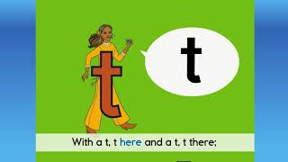 Letterland Phonic Compilation Alphabet Letter T Stories, Songs, & Writings.