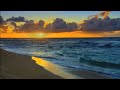 RELAXING HAWAII SUNSET w/ ocean sounds - HAPPY NEW YEAR 2013 Bonne Année HD 1080p nature e-card