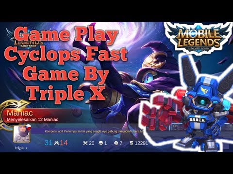 Maniac Lagi.!!! Game Play Cyclops By Top Global GG User