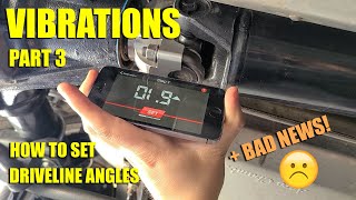 Vibrations Part 3 Driveline angles