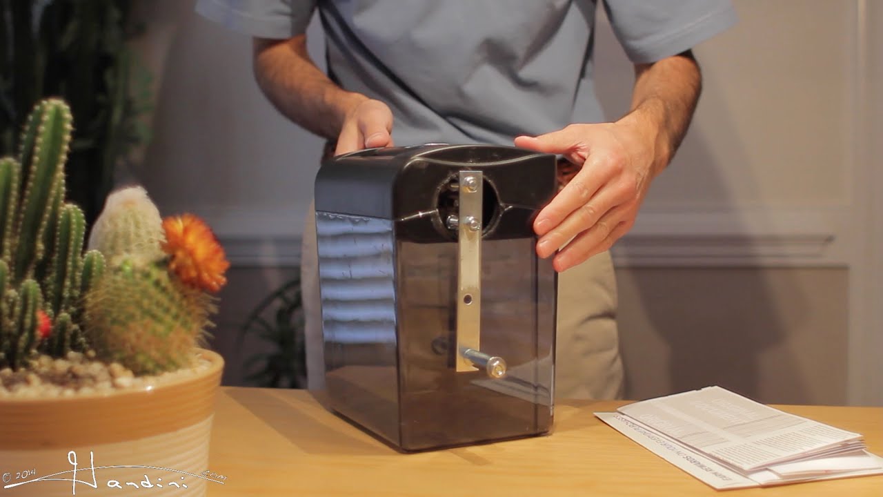 Hand Crank Paper Shredder - YouTube