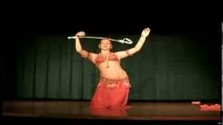 Surya Devi Belly Dancer, Sword Dance