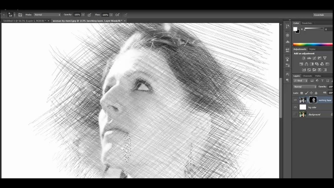 How To Add Sketch Effect On Image Using Photoshop Youtube | My XXX Hot Girl