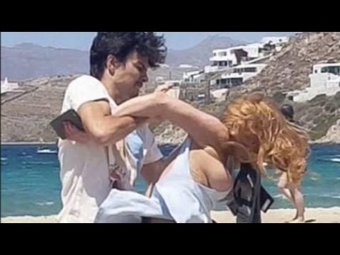 Lindsay Lohan and Egor Tarabasov fight Caught on Camera HD